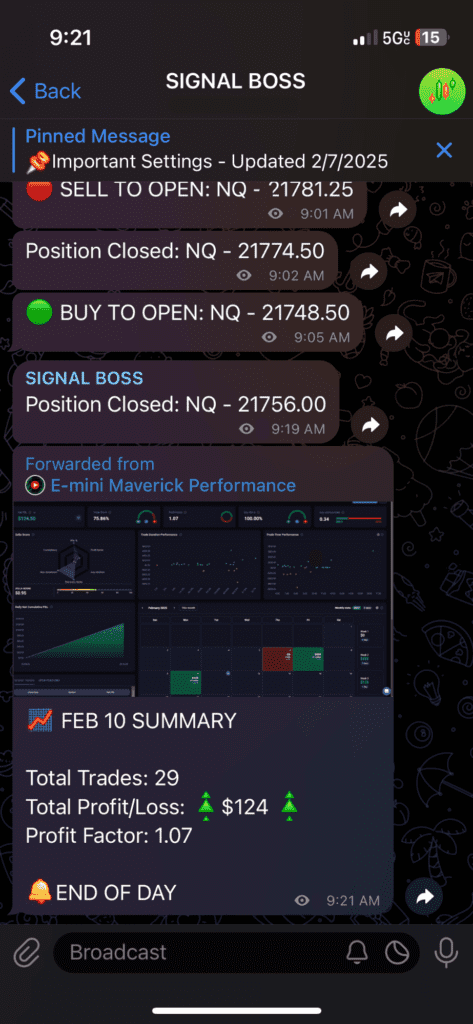 feb 10 2025 trade log