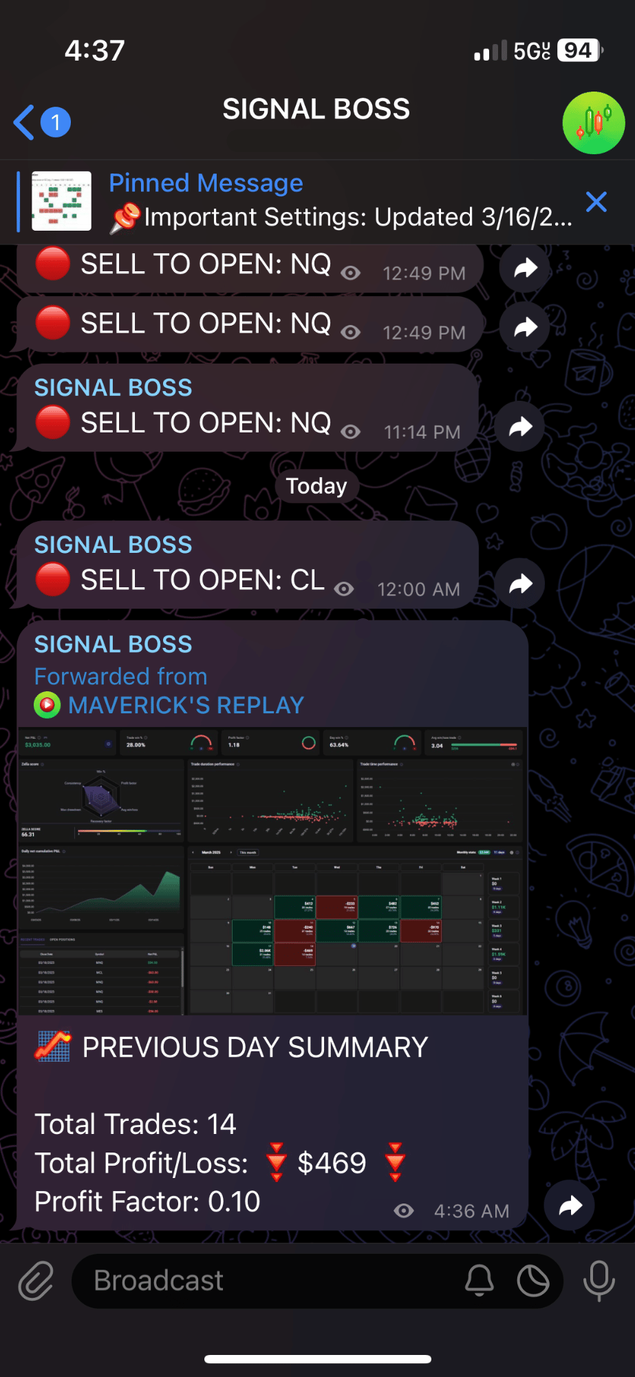 march 19th, 2025 trade log