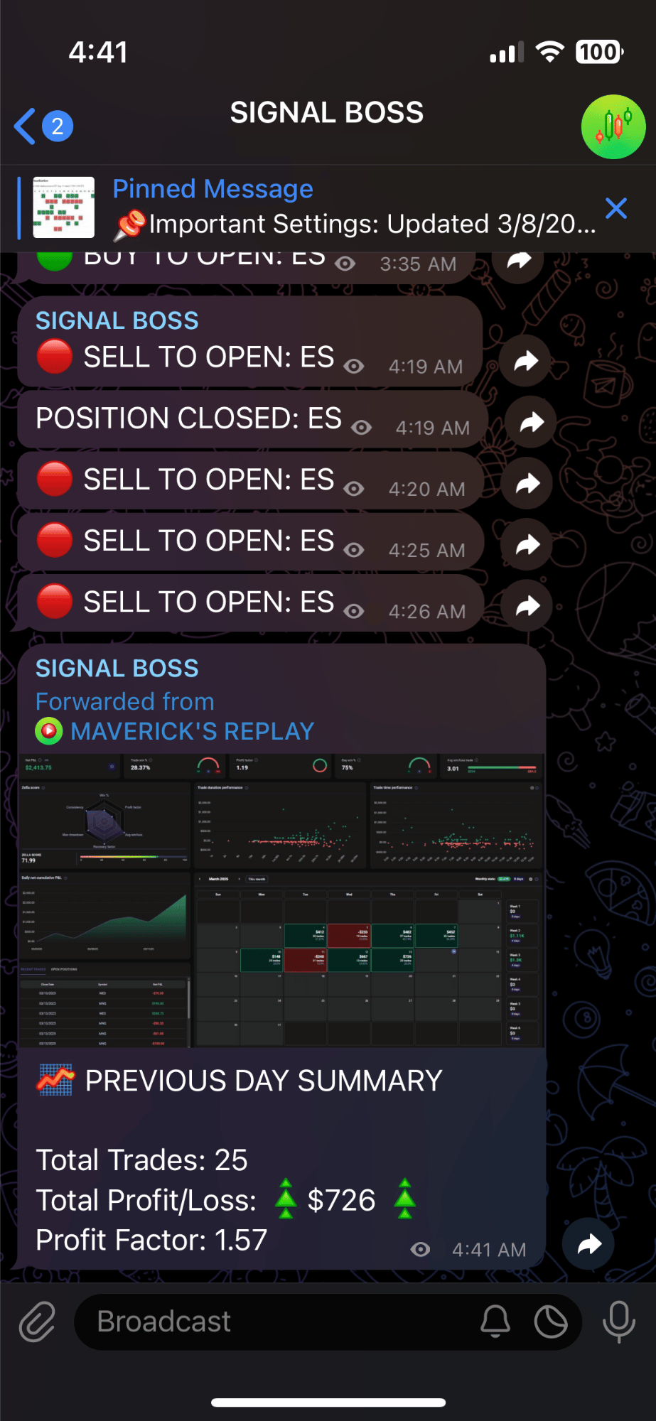 March 13th, 2025 trade log