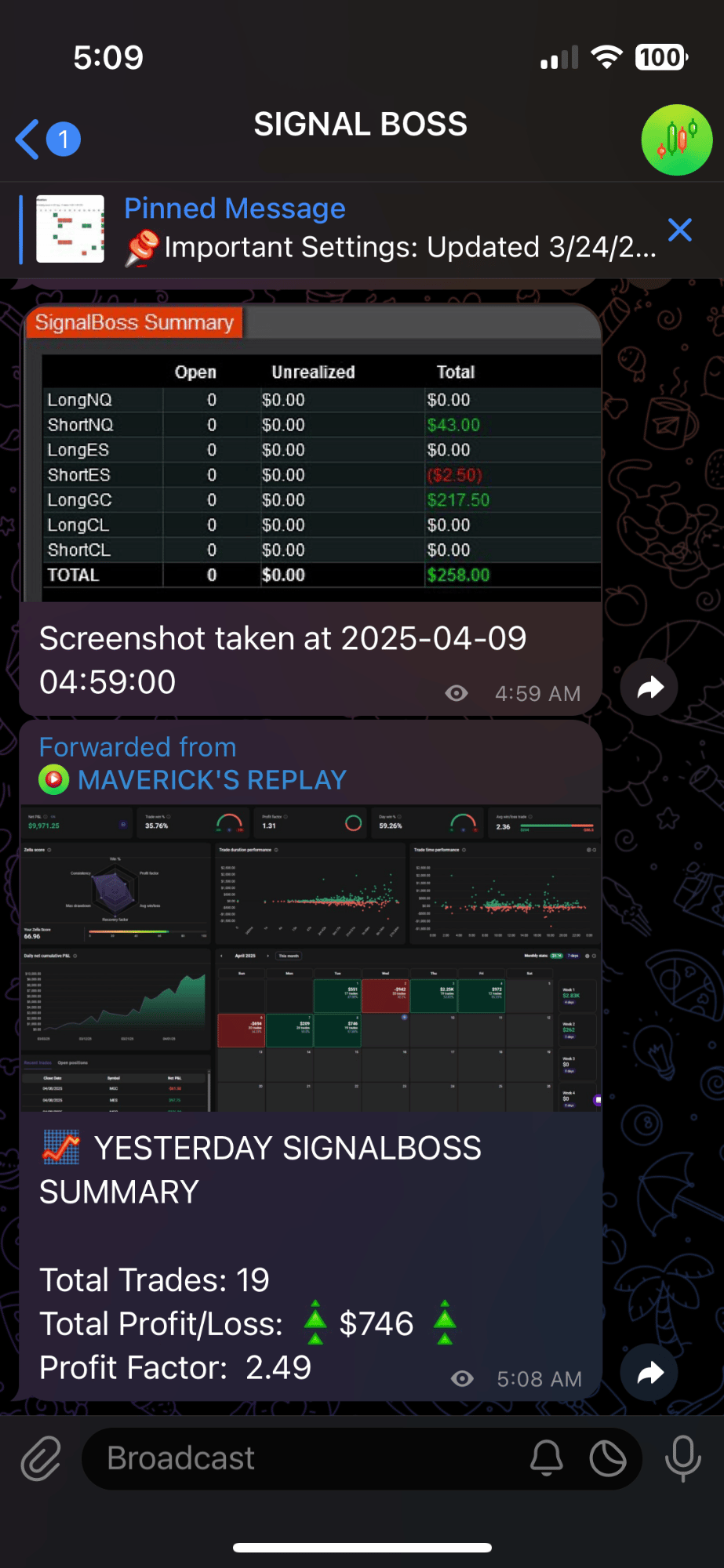 april 8th 2025 trade log